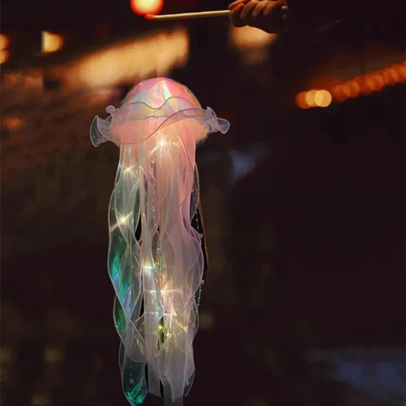 Jellyfish Portable Flower, Girl Room Atmosphere Decoration Lamp, Bedroom Night Lamp, Home Decoration decoration sirene