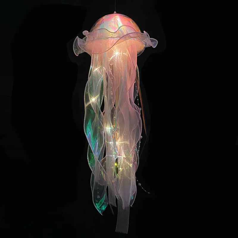 Jellyfish Portable Flower, Girl Room Atmosphere Decoration Lamp, Bedroom Night Lamp, Home Decoration decoration sirene